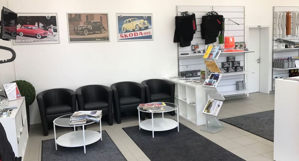 Sitzecke im Empfangsbereich